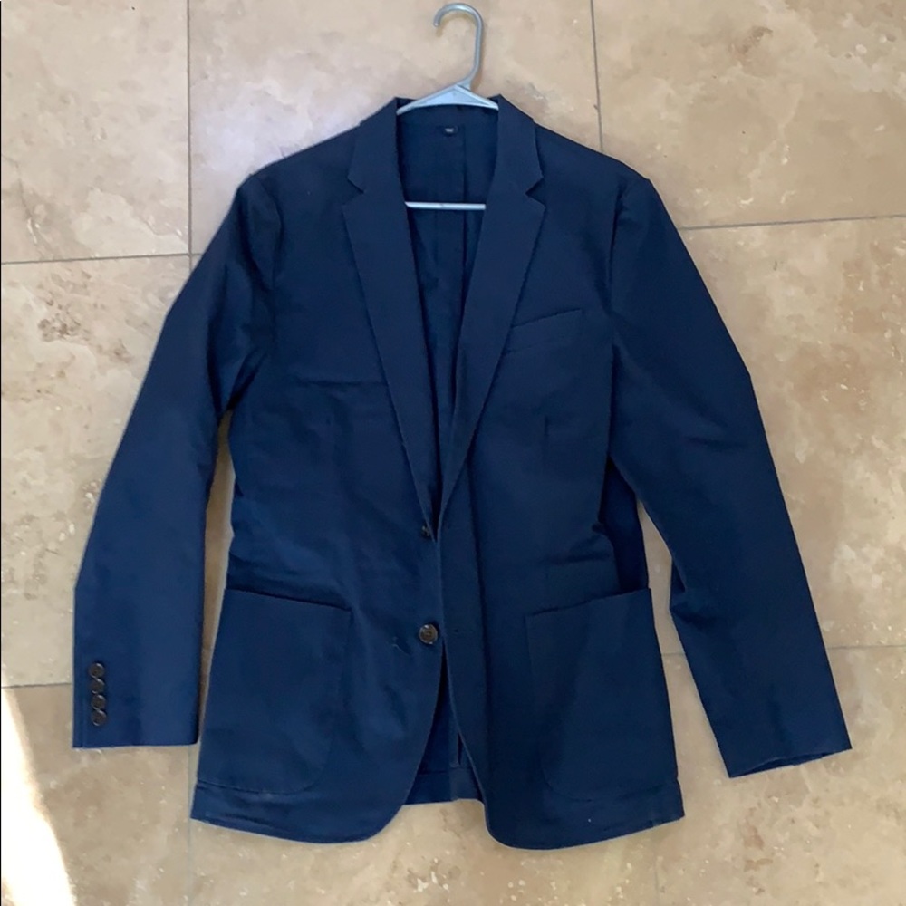 J-Crew heavyweight sports coat in navy blue